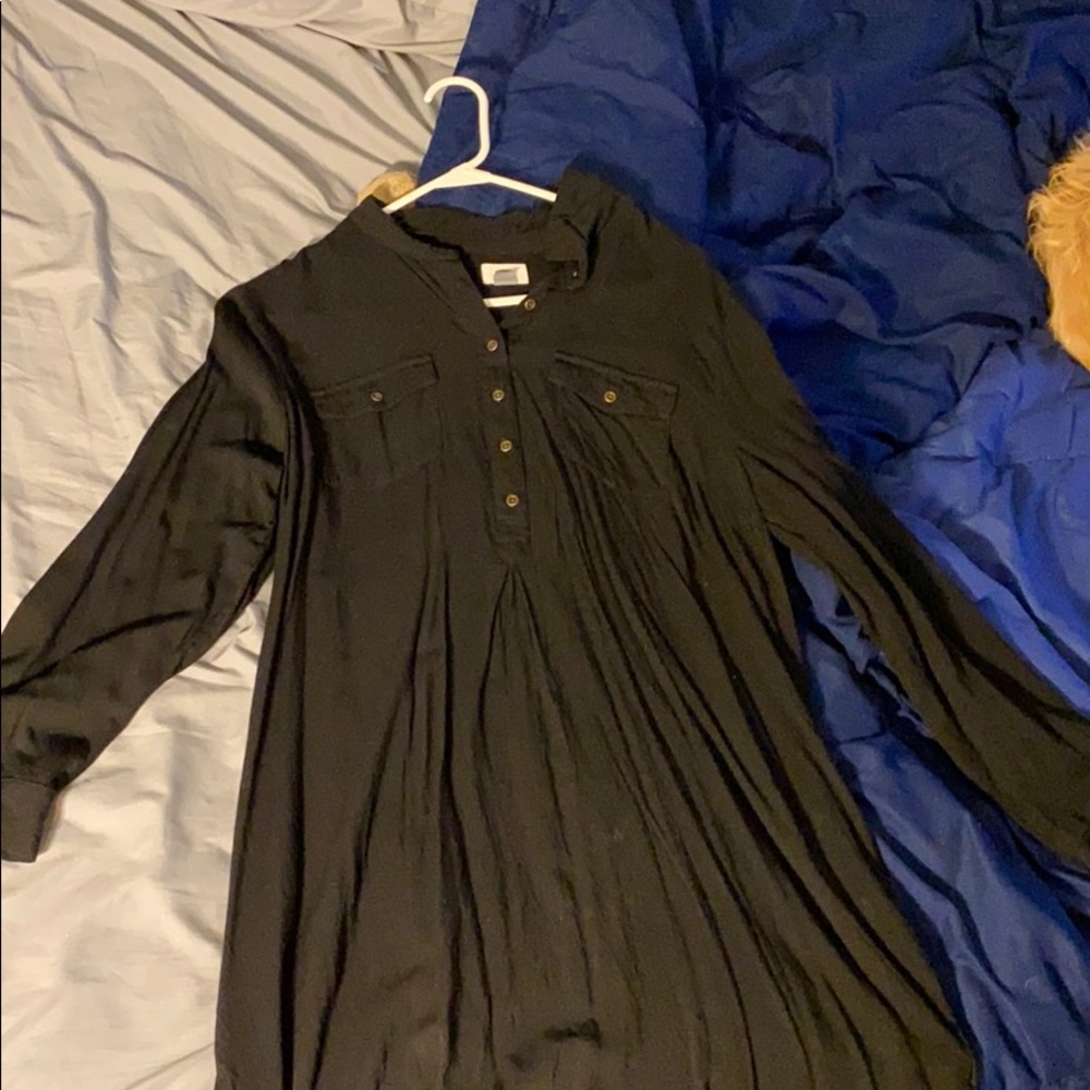 3/4 quarter sleeve shirt dress